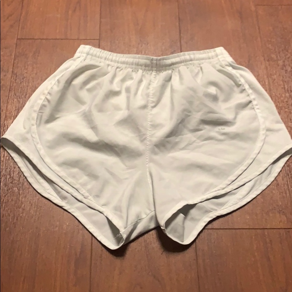 White running shorts